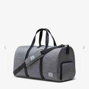 NWT and packaging - Herschel Novel™ Duffle - 43L in Raven Crosshatch (gray)
